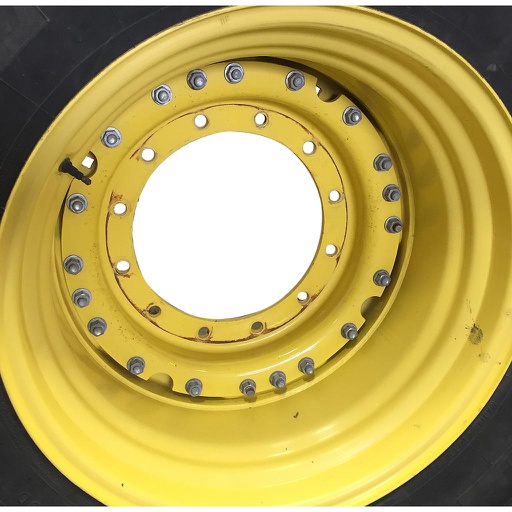 [WT008329CTR] 12-Hole Waffle Wheel (Groups of 3 bolts)HD Center for 28"-30" Rim, John Deere Yellow