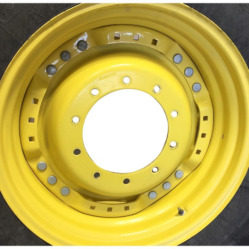 [WT008355CTR] 10-Hole Waffle Wheel (Groups of 3 bolts) Center for 28"-30" Rim, John Deere Yellow