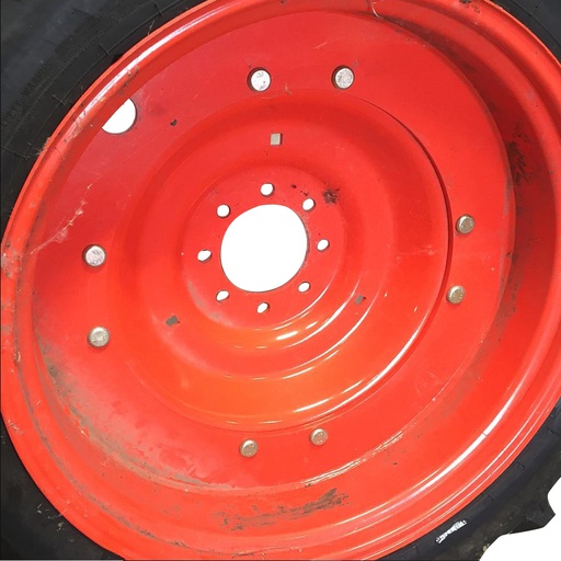 [WT008572CTR-NRW] 8-Hole Stub Disc (groups of 2 bolts) Center for 32" Rim, Orange