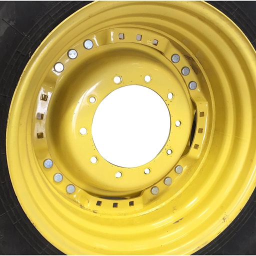 [WT008574CTR] 10-Hole Waffle Wheel (Groups of 3 bolts) Center for 28"-30" Rim, John Deere Yellow