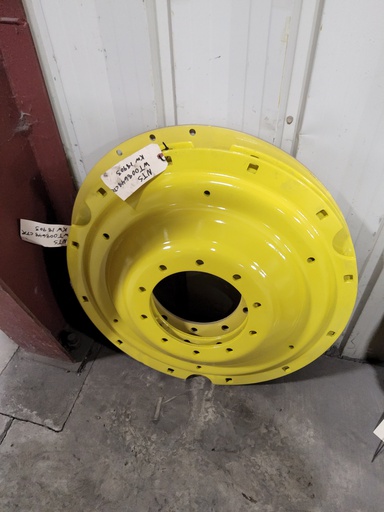 [WT008648CTR] 10-Hole Stub Disc Center for 38"-54" Rim, John Deere Yellow