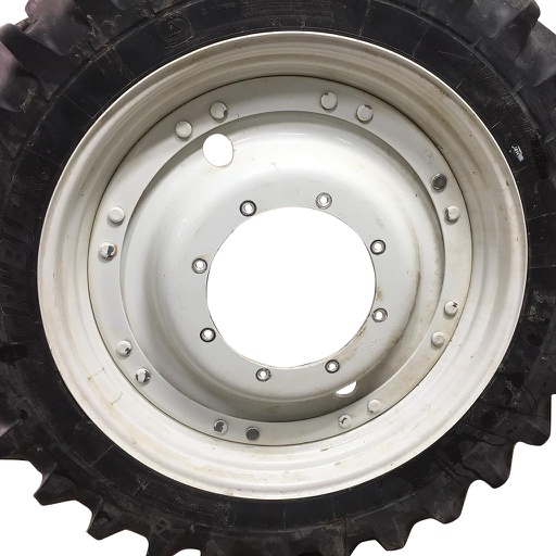 [WT008044] 10"W x 38"D Stub Disc (groups of 2 bolts) Rim with 8-Hole Center, New Holland White