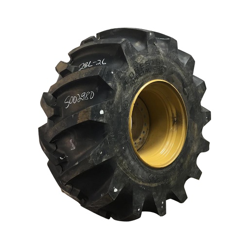 [S002980] 28/L-26 Firestone Forestry Special With CRC LS-2 on Cat Yellow 16-Hole Formed Plate 99%