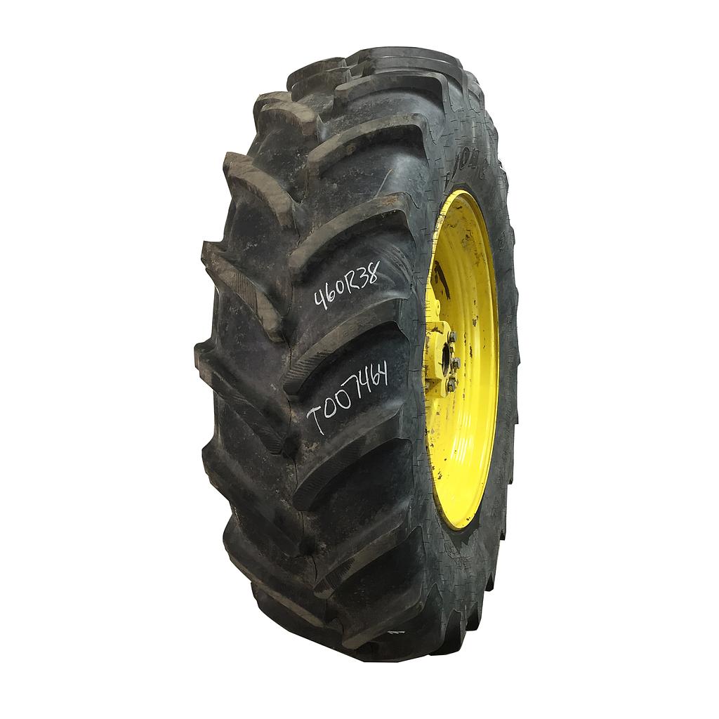USED 460/85R38 Firestone Performer 85 Extra R-1W on John Deere