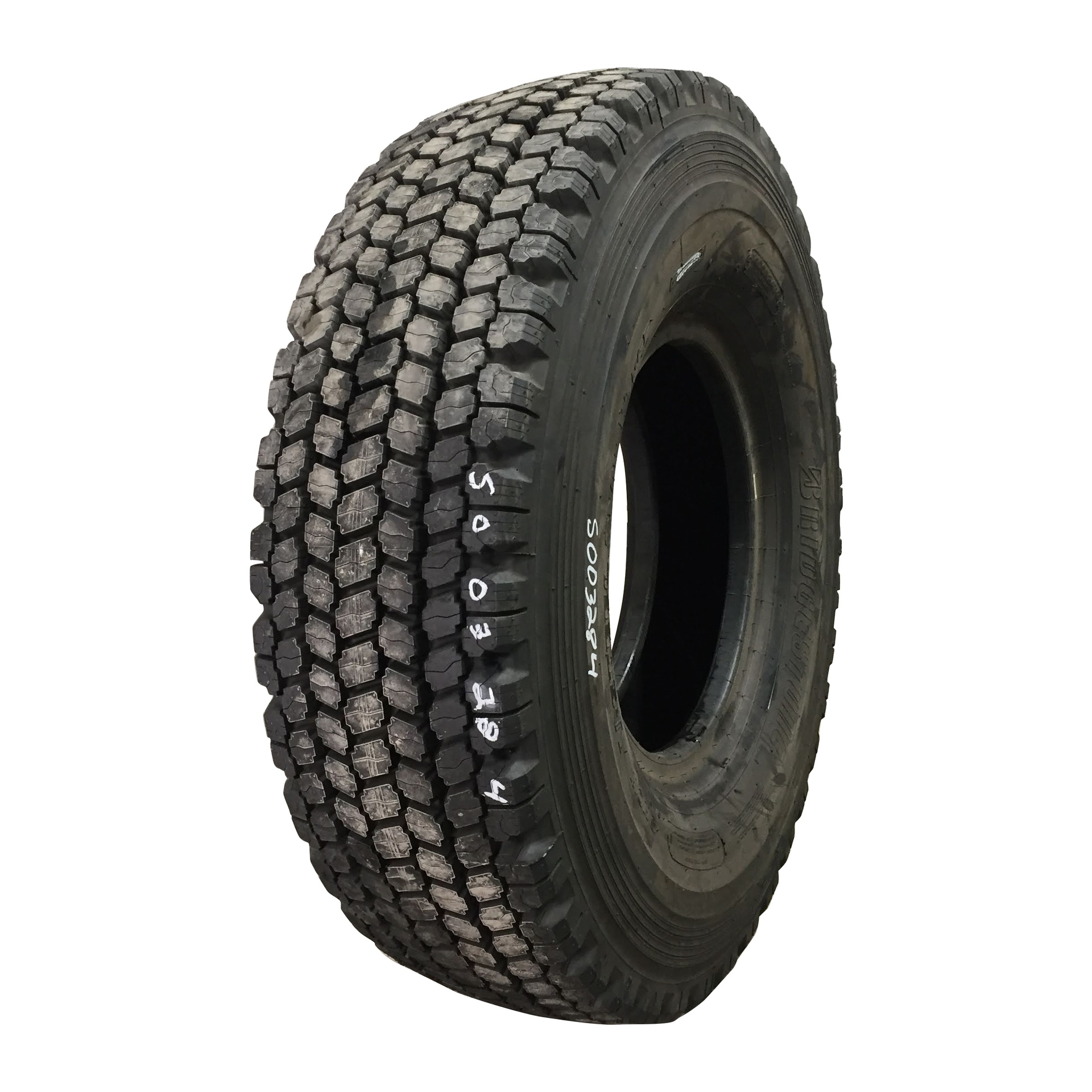 USED 14.00R24 Bridgestone VSW V-Steel Snow Wedge A/S 153A8 99% for