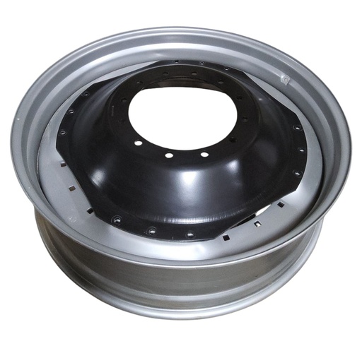 [60400(SIS)] 12-Hole Waffle Disc (Groups of 3 Bolts) Center for 38"-54" Rim, Flat Black