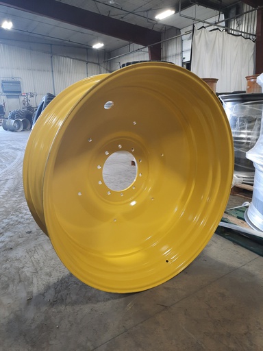 [WS001038JDY] 16"W x 46"D, John Deere Yellow 10-Hole Formed Plate