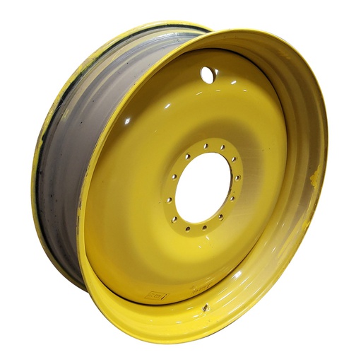 [T010463] 13"W x 46"D, John Deere Yellow 12-Hole Bubble Disc , 2" Offset