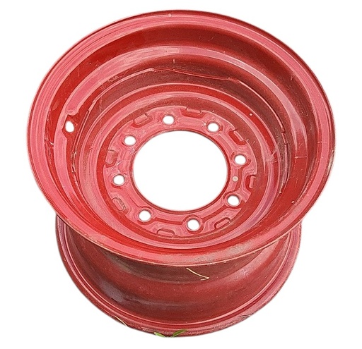 [28173 IHR] 11"W x 16.1"D, International Red 8-Hole Implement , -1.38" Offset