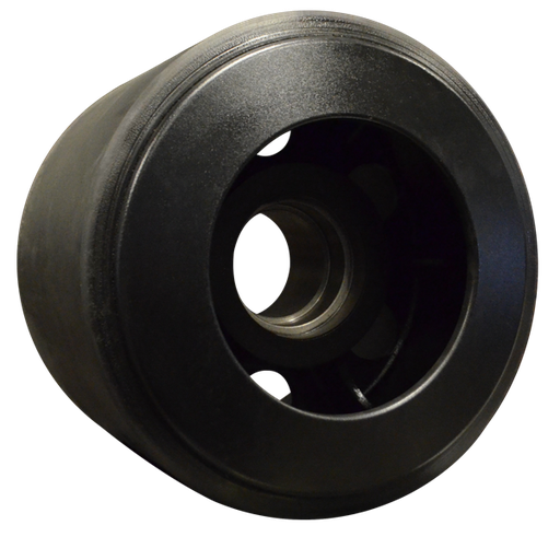 [4W-5097] 10.5" Wide Mid-Roller Bogie Wheel for Case IH STX Quadtrac Tractors 2 Step w/Snap Ring, Hub/Bearing(Poly)