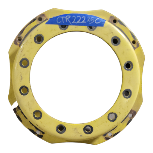 [CTR22225C] 12-Hole Waffle Disc (Groups of 2 Bolts) Center for 28"-30" Rim, John Deere Yellow
