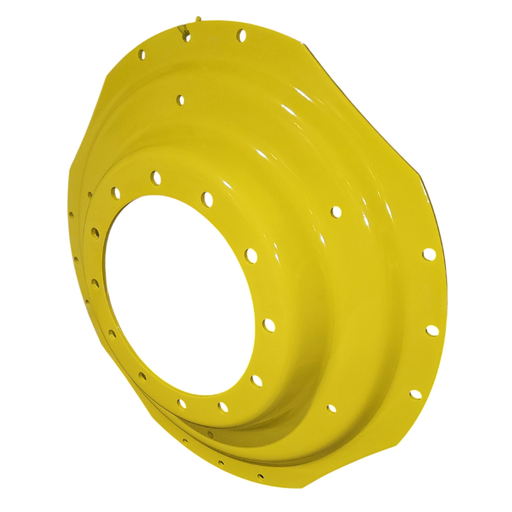 [CTR22231A] 12-Hole Waffle Disc (Groups of 3 Bolts) Center for 38"-54" Rim, John Deere Yellow