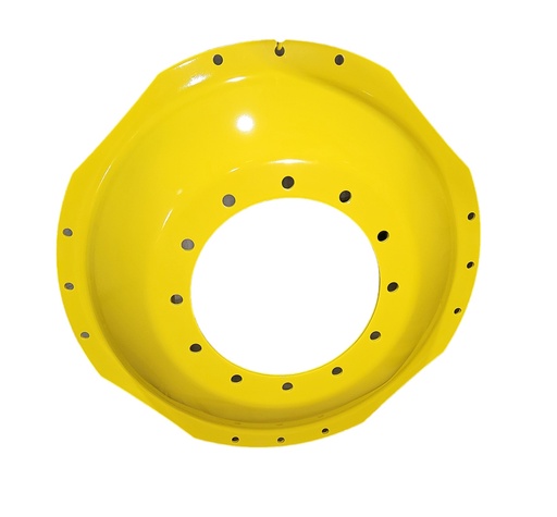 [CTR22231A] 12-Hole Waffle Wheel (Groups of 3 bolts) Center for 38"-54" Rim, John Deere Yellow