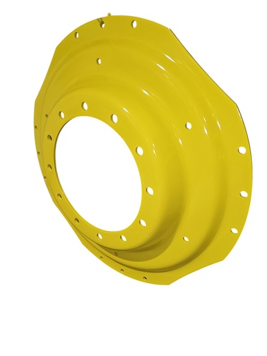 [CTR22231A] 12-Hole Waffle Wheel (Groups of 3 bolts) Center for 38"-54" Rim, John Deere Yellow