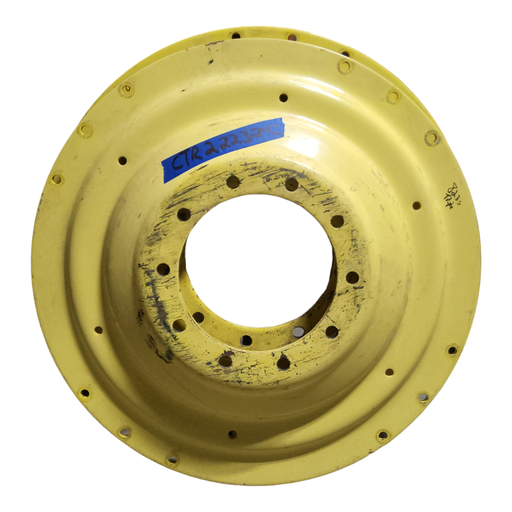 [CTR22232C] 10-Hole Waffle Disc (Groups of 3 Bolts) Center for 38"-54" Rim, John Deere Yellow