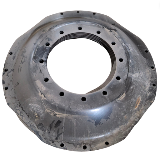 [CTR22233C] 12-Hole Waffle Disc (Groups of 3 Bolts) Center for 38"-54" Rim, Black