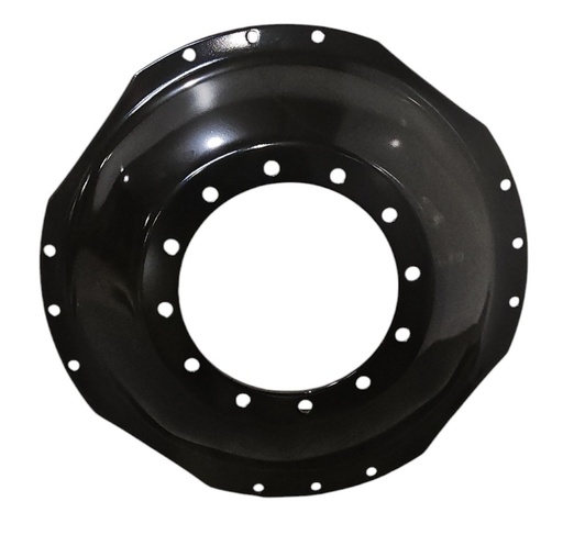 [CTR22233A] 12-Hole Waffle Wheel (Groups of 3 bolts) Center for 38"-54" Rim, Black