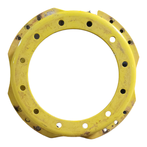 [CTR22235C] 12-Hole Waffle Disc (Groups of 3 Bolts) Center for 28"-30" Rim, John Deere Yellow