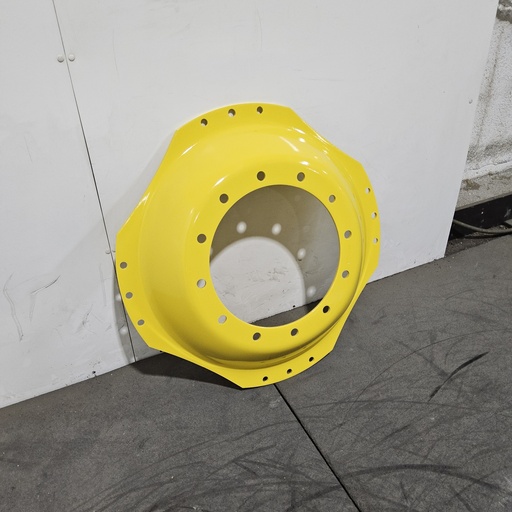 [CTR22236A] 12-Hole Waffle Disc (Groups of 3 Bolts) Center for 34" Rim, John Deere Yellow