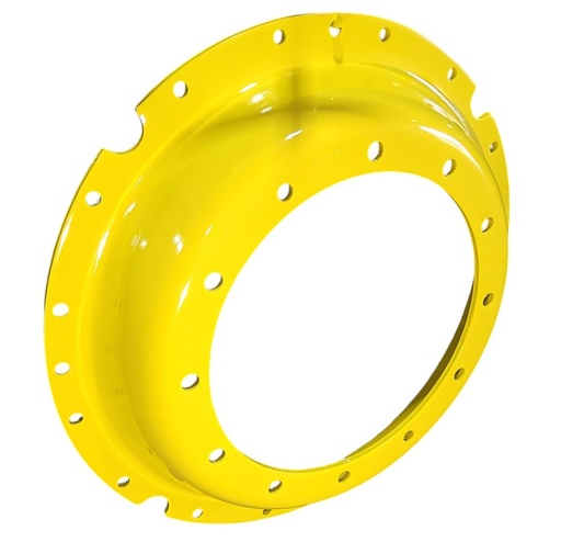 [CTR22237A] 12-Hole Waffle Disc (Groups of 3 Bolts)HD Center for 34" Rim, John Deere Yellow