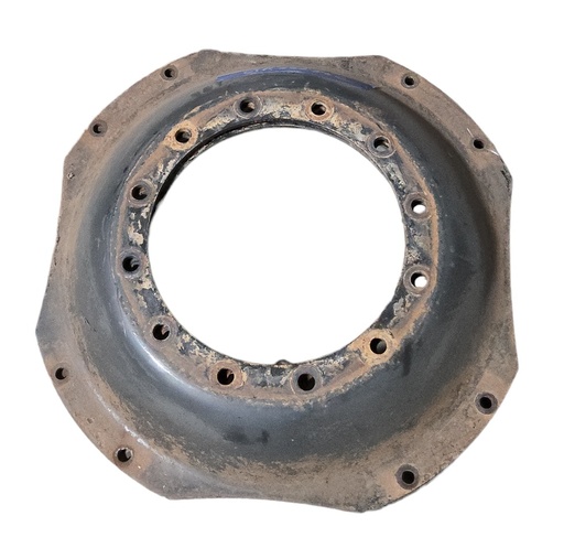 [CTR22238C] 12-Hole Waffle Disc (Groups of 2 Bolts) Center for 34" Rim, Black