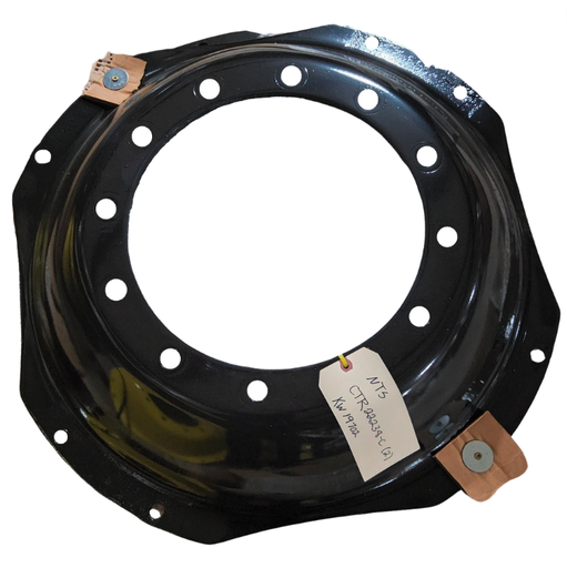 [CTR22238A] 12-Hole Waffle Disc (Groups of 2 Bolts) Center for 34" Rim, Black