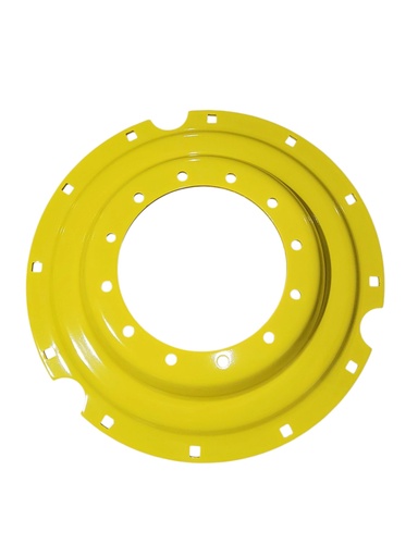 [CTR22241A] 12-Hole Stub Disc Center for 38"-54" Rim, John Deere Yellow