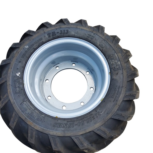 [73042] 13"W x 15"D, Agco Corp Gray 8-Hole Flat Plate