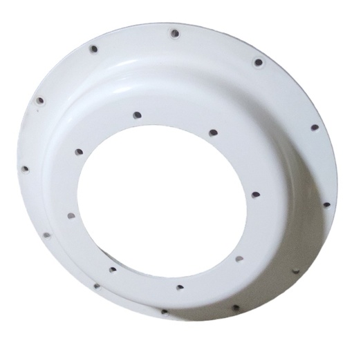 [T012195CTR] 8-Hole Stub Disc Center for 34" Rim, New Holland White