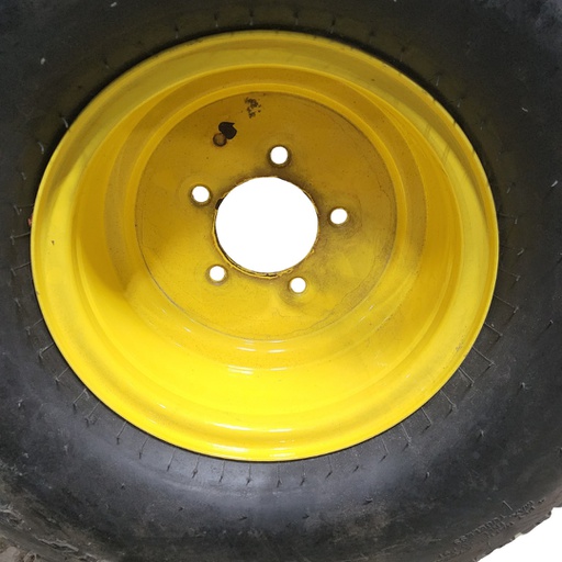 [T012372RIM] 10"W x 10"D, John Deere Yellow 5-Hole Implement
