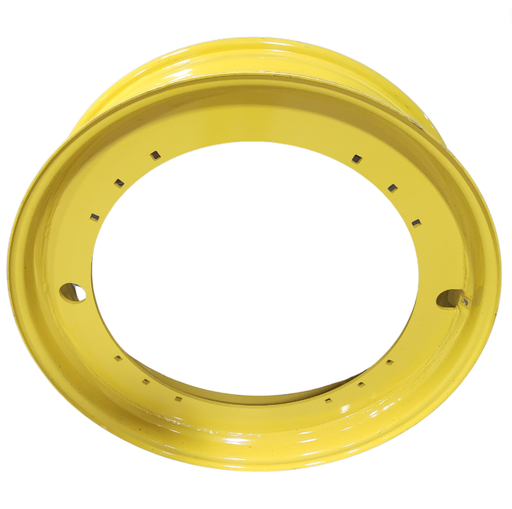 [41917] 10"W x 42"D, John Deere Yellow 12-Hole Waffle Wheel (Groups of 3 bolts)