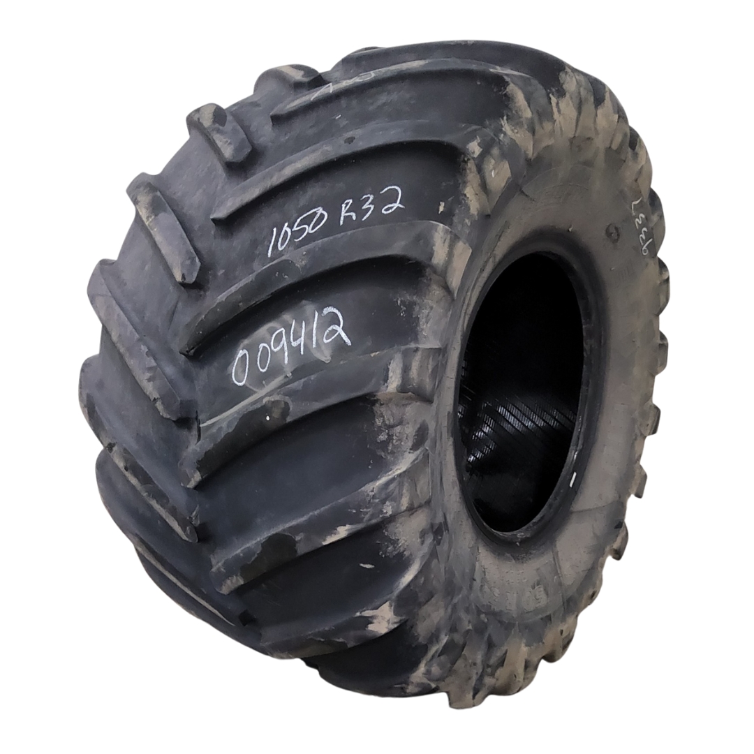 USED 1050/50R32 Michelin MegaXBib (M28) R-1W 178A8 50% for Sale