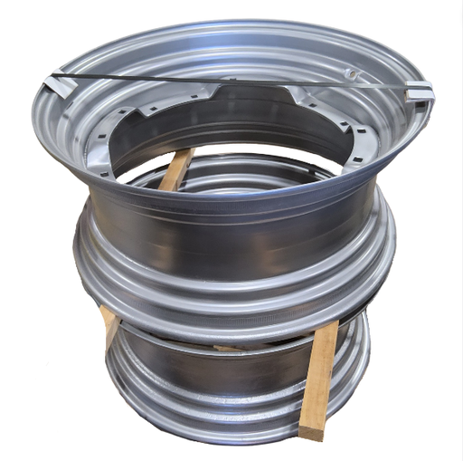 [T013025RIM-(280)] 13"W x 30"D, Case IH Silver Mist 8-Hole Waffle Wheel (Groups of 2 Bolts)