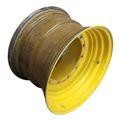 [T013358RIM] 20"W x 30"D, John Deere Yellow 12-Hole Formed Plate