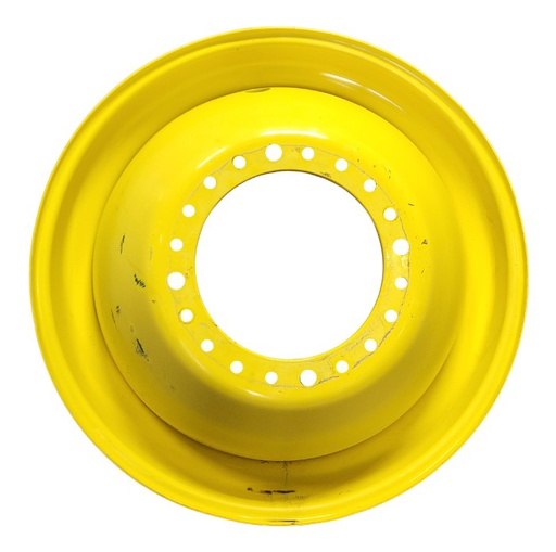 [T013359RIM] 25"W x 42"D, John Deere Yellow 20-Hole Dolly Dual , -18.62" Offset