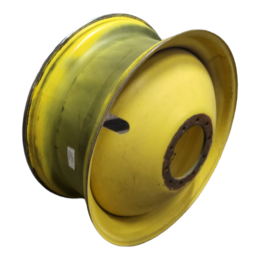 [T013457RIM] 18"W x 42"D, John Deere Yellow 10-Hole Dolly Dual , 12.62" Offset