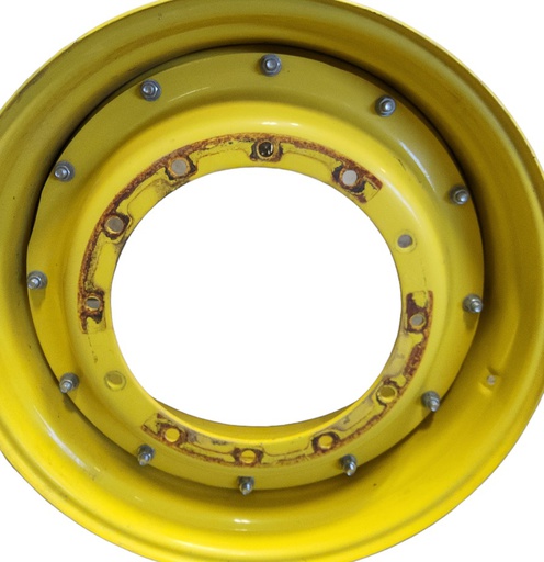 [T013503CTR] 12-Hole Stub Disc Center for 34" Rim, John Deere Yellow