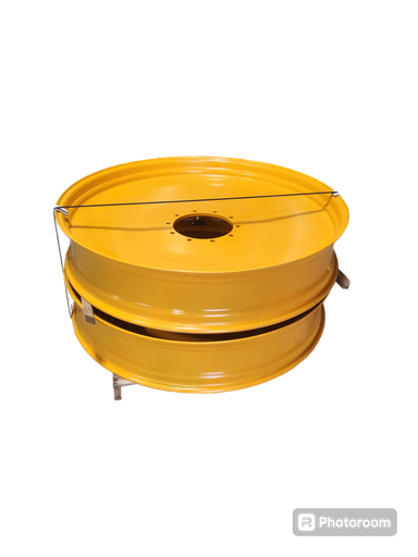 [121445] 10"W x 54"D, Hagie Yellow 10-Hole Spun Disc