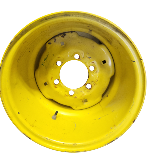 [S004071RIM] 14"W x 16.1"D, John Deere Yellow 6-Hole Implement