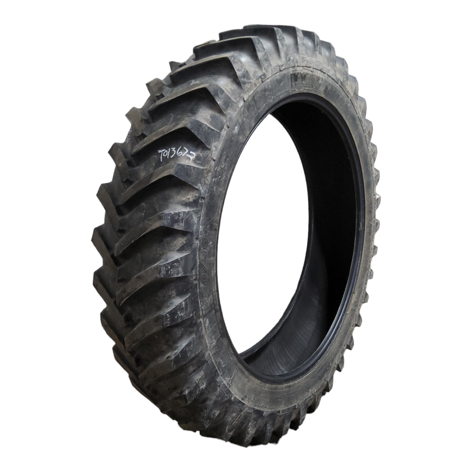 USED 380/90R50 Michelin AgriBib Row Crop R-1W 151B 40% for