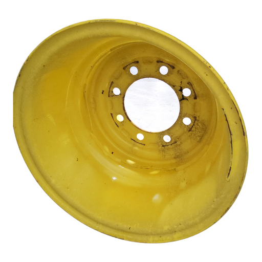 [S004077RIM] 16"W x 16.1"D, John Deere Yellow 8-Hole Implement , 0.75" Offset
