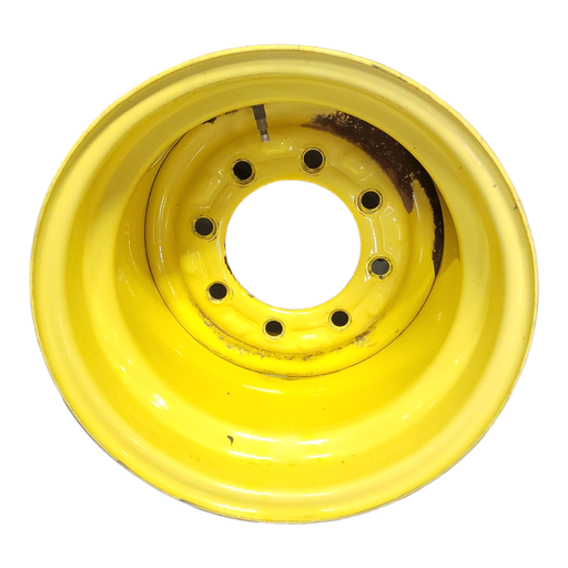 [S004080RIM] 16"W x 16.1"D, John Deere Yellow 8-Hole Implement , 0.75" Offset