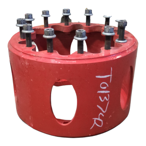 [T013742] 12-Hole 13.5"L FWD Spacer, Fendt/Agco Red