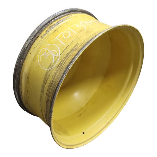 [T013843RIM] 16"W x 38"D, John Deere Yellow 10-Hole Straddle Dual
