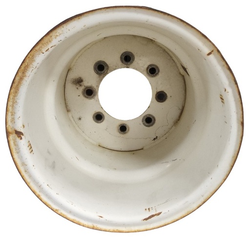 [T013877RIM] 18"W x 16.1"D, New Holland White 8-Hole Implement