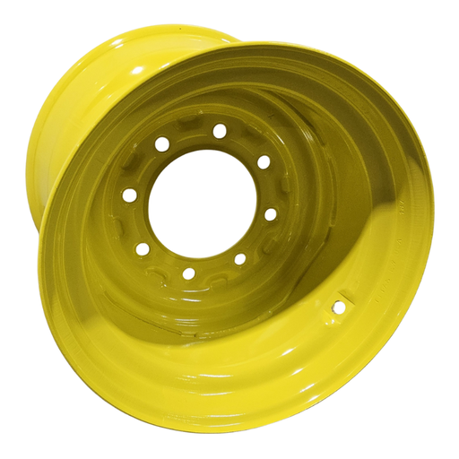 [119499] 12"W x 16.5"D, John Deere Yellow 8-Hole Implement , -1.35" Offset