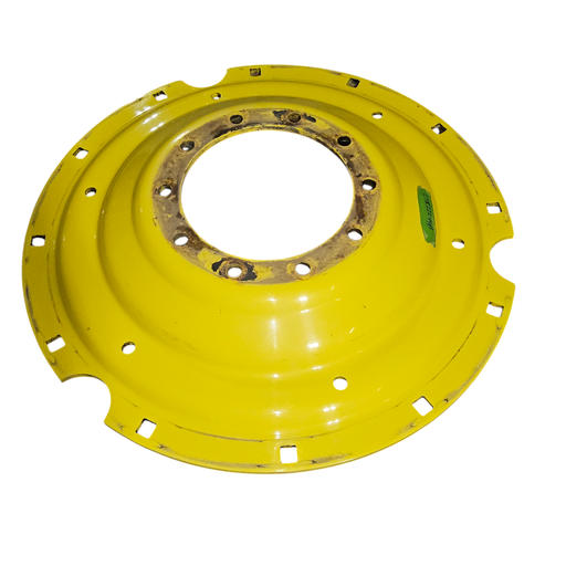 [CTR22244B] 10-Hole Stub Disc Center for 38"-54" Rim, John Deere Yellow