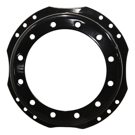 [CTR22251A] 12-Hole Waffle Disc (Groups of 3 Bolts) Center for 28"-30" Rim, Black