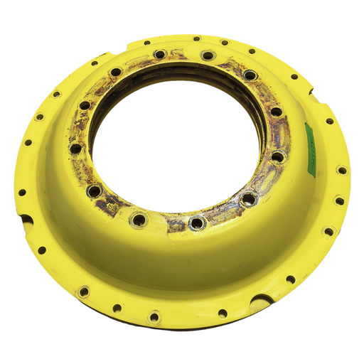 [CTR22254C] 12-Hole Waffle Disc (Groups of 3 Bolts)HD Center for 34" Rim, John Deere Yellow