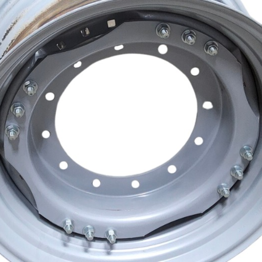[051424700ACG-U] 12-Hole Waffle Disc (Groups of 3 Bolts) Center for 28"-30" Rim, Agco Corp Gray
